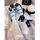 Sheep Puff Love Lace High Heel Shoes(Limited Pre-Order/8 Colours/Full Payment Without Shipping)